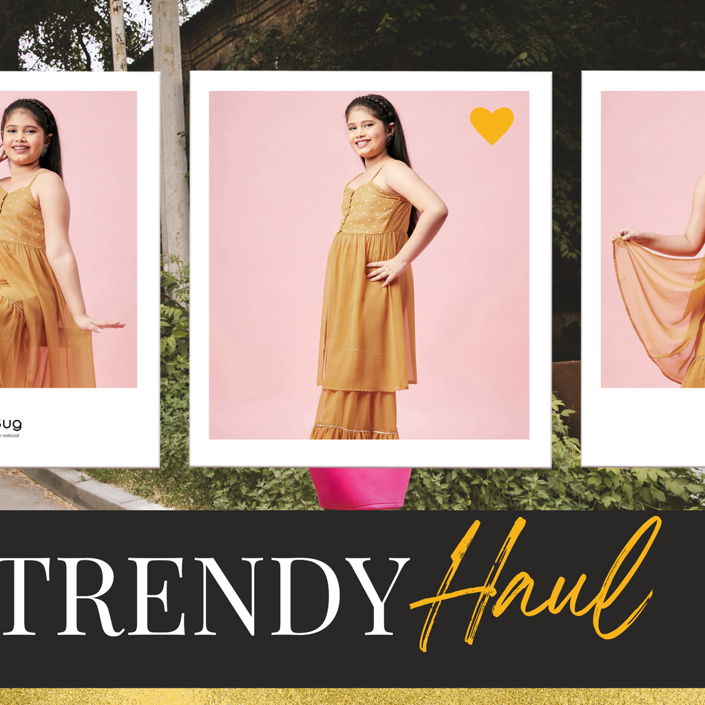 Mustard Yellow Cotton Kurti with Pants