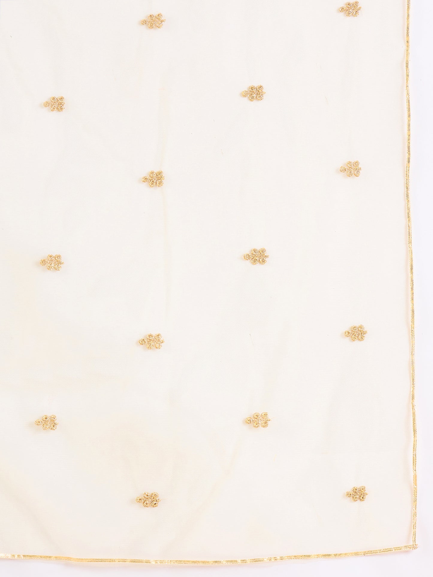 Girls Waist Length Embroidery Lehenga Choli - Yellow
