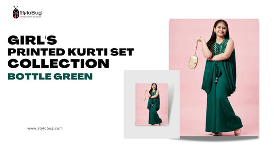Stylobug Bottle Green Kurti Set: A Must-Have for Fashion Fans