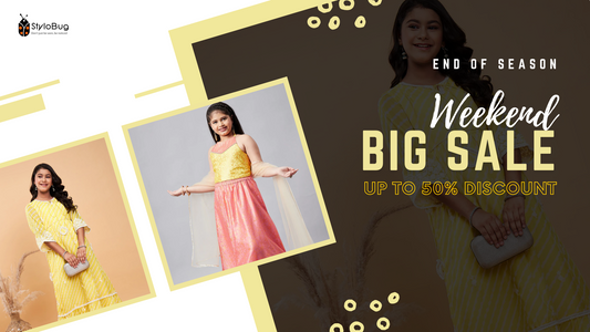 Glam Up with StyloBug: Stunning Gowns and Trendy Kurtis for Girls