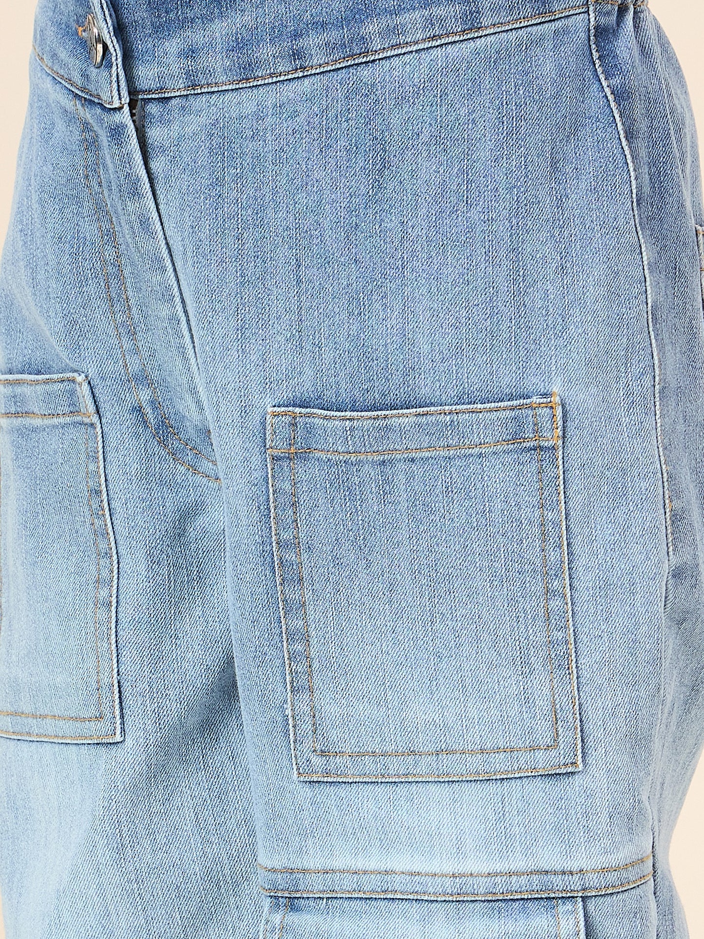 Girls Full Length Solid Jeans - Blue