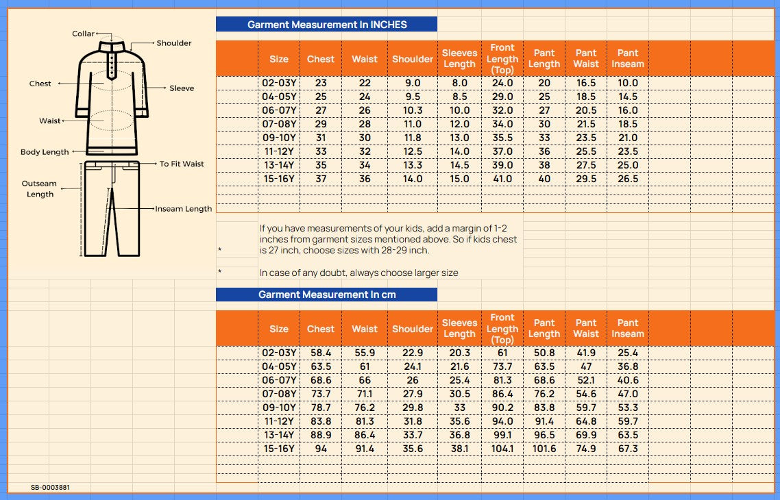 Girls Calf Length Embroidery Kurti Set - Magenta